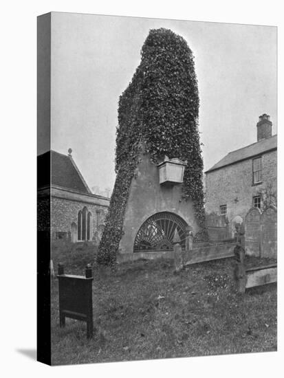 A Tomb Above Ground, Pinner Churchyard, London, 1924-1926-Valentine & Sons-Stretched Canvas