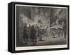 A Torchlight Dance in the Highlands-Mihaly von Zichy-Framed Stretched Canvas