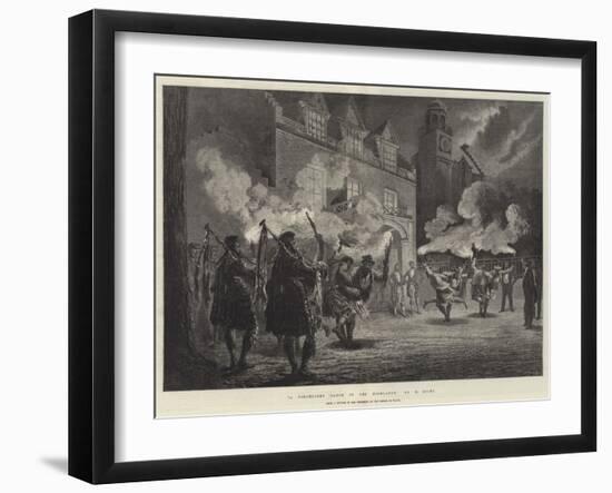 A Torchlight Dance in the Highlands-Mihaly von Zichy-Framed Giclee Print