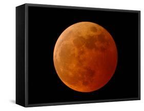 A Total Lunar Eclipse-null-Framed Stretched Canvas