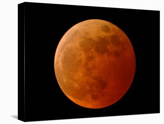 A Total Lunar Eclipse-null-Stretched Canvas