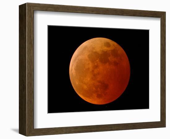 A Total Lunar Eclipse-null-Framed Photographic Print