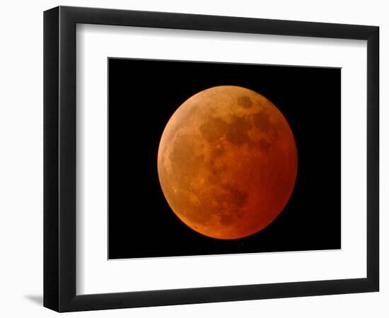 A Total Lunar Eclipse-null-Framed Photographic Print