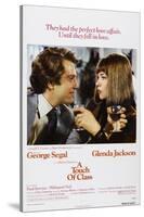 A TOUCH OF CLASS, US poster, from left: George Segal, Glenda Jackson, 1973-null-Stretched Canvas