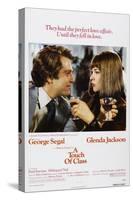 A TOUCH OF CLASS, US poster, from left: George Segal, Glenda Jackson, 1973-null-Stretched Canvas