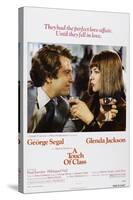 A TOUCH OF CLASS, US poster, from left: George Segal, Glenda Jackson, 1973-null-Stretched Canvas