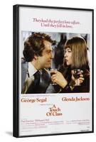 A TOUCH OF CLASS, US poster, from left: George Segal, Glenda Jackson, 1973-null-Framed Art Print