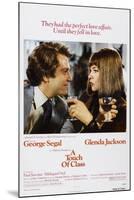 A TOUCH OF CLASS, US poster, from left: George Segal, Glenda Jackson, 1973-null-Mounted Art Print