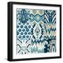 A Touch of Flourish Nine Patch-Patricia Pinto-Framed Premium Giclee Print