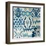 A Touch of Flourish Nine Patch-Patricia Pinto-Framed Art Print
