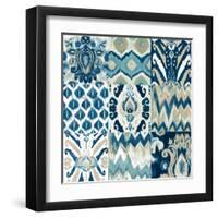 A Touch of Flourish Nine Patch-Patricia Pinto-Framed Art Print