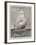 A Touch of Old Sea Life, HMS Active and HMS Volage Going Out of Portsmouth Harbour under Sail Only-Fred T. Jane-Framed Giclee Print