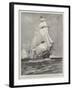 A Touch of Old Sea Life, HMS Active and HMS Volage Going Out of Portsmouth Harbour under Sail Only-Fred T. Jane-Framed Giclee Print