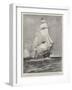 A Touch of Old Sea Life, HMS Active and HMS Volage Going Out of Portsmouth Harbour under Sail Only-Fred T. Jane-Framed Giclee Print