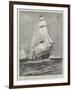 A Touch of Old Sea Life, HMS Active and HMS Volage Going Out of Portsmouth Harbour under Sail Only-Fred T. Jane-Framed Giclee Print