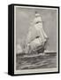 A Touch of Old Sea Life, HMS Active and HMS Volage Going Out of Portsmouth Harbour under Sail Only-Fred T. Jane-Framed Stretched Canvas