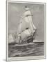 A Touch of Old Sea Life, HMS Active and HMS Volage Going Out of Portsmouth Harbour under Sail Only-Fred T. Jane-Mounted Giclee Print