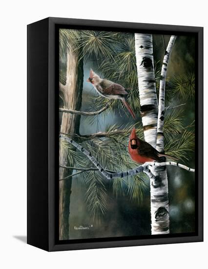 A Touch of Red-Kevin Daniel-Framed Stretched Canvas