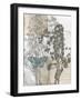 A Touch of Teal I-Jennifer Goldberger-Framed Art Print