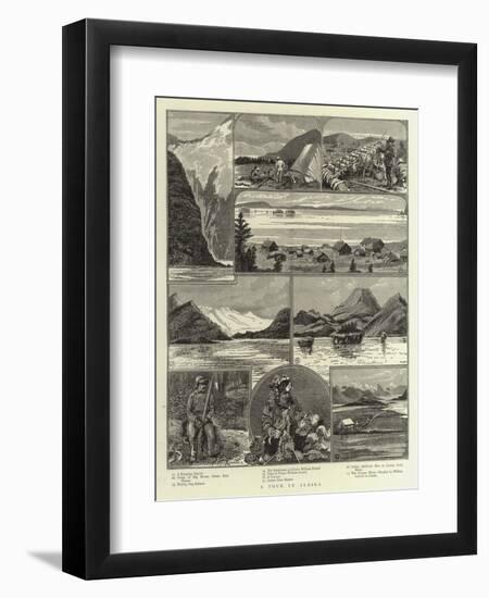 A Tour in Alaska-null-Framed Premium Giclee Print