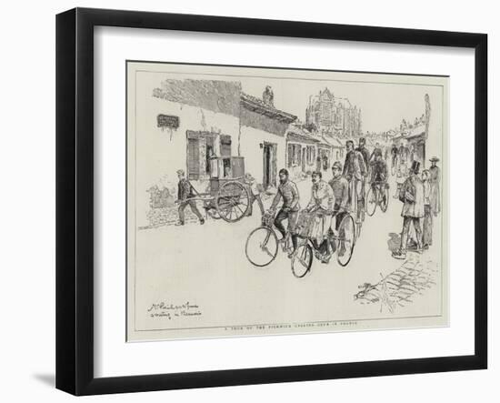 A Tour of the Pickwick Cycling Club in France-null-Framed Giclee Print