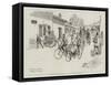 A Tour of the Pickwick Cycling Club in France-null-Framed Stretched Canvas