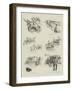 A Tour on a Tandem Tricycle-null-Framed Giclee Print