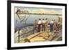 A Tour to Pymatuning, Pennsylvania-null-Framed Premium Giclee Print