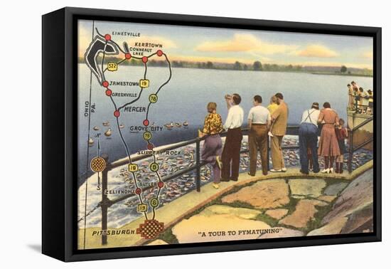 A Tour to Pymatuning, Pennsylvania-null-Framed Stretched Canvas