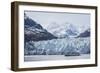 A Tourist Ship Explores the Lamplugh Glacier in Glacier Bay National Park and Preserve, Alaska-Michael Nolan-Framed Photographic Print