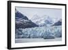 A Tourist Ship Explores the Lamplugh Glacier in Glacier Bay National Park and Preserve, Alaska-Michael Nolan-Framed Photographic Print