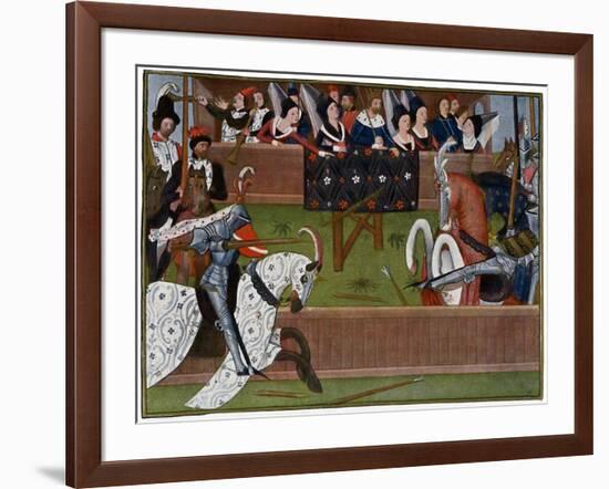 A Tournament, C1350S-null-Framed Giclee Print