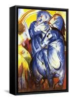 A Tower of Blue Horses, 1913-Franz Marc-Framed Stretched Canvas