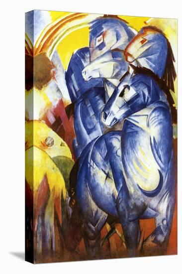 A Tower of Blue Horses, 1913-Franz Marc-Stretched Canvas