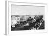 A Town Parade Scene - Jud, ND-Lantern Press-Framed Art Print