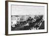 A Town Parade Scene - Jud, ND-Lantern Press-Framed Art Print