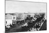 A Town Parade Scene - Jud, ND-Lantern Press-Mounted Art Print