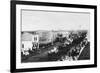 A Town Parade Scene - Jud, ND-Lantern Press-Framed Art Print