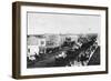 A Town Parade Scene - Jud, ND-Lantern Press-Framed Art Print