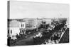 A Town Parade Scene - Jud, ND-Lantern Press-Stretched Canvas