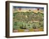 A Town Plan of Lisbon 1598-null-Framed Giclee Print