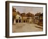 A Town Square-Fritz Thaulow-Framed Giclee Print