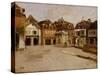 A Town Square-Fritz Thaulow-Stretched Canvas