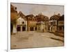 A Town Square-Fritz Thaulow-Framed Giclee Print