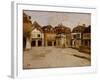 A Town Square-Fritz Thaulow-Framed Giclee Print