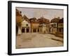 A Town Square-Fritz Thaulow-Framed Giclee Print