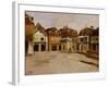 A Town Square-Fritz Thaulow-Framed Giclee Print