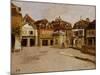 A Town Square-Fritz Thaulow-Mounted Giclee Print