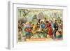 A Trade Fair in Champagne, 1300-null-Framed Giclee Print