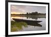 A Traditional Wooden Boat on the River Loire, Indre-Et-Loire, France, Europe-Julian Elliott-Framed Photographic Print